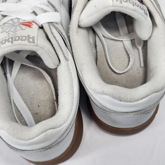 Reebok White and Brown Sneakers - Picture 9 of 12
